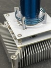 Music Tesla Coil Plasma Speaker Arc Module W  Blue Capacitor   Heatsink - As Is   