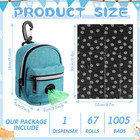 1005 Count 67 Roll Dog Poop Bags Bulk With Holder Dog Pet Waste Bag Dispenser Do