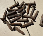 20 Vtg Railroad Spikes 2 75 In  Small Mini Metal Lot Craft Art Blacksmith Item