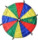 Kids Play Parachute Rainbow Parachute Toy Tent Game For Kids Gymnastics Coope   