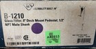 T s Brass B-1210-01 Deck Mount Pedestal Glass Filler - 1 2  Npt Male Inlet