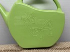 Vintage Green Misco Plastic Mid Century Watering Can Butterflies