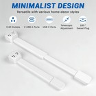 Ac Outlet Extender Stick Electrical Socket Extension 360   Rotating Power Strip
