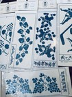 Super Cute Vintage Wall Border Stencil Lot Of 30