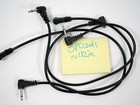 3x Pc Flash Synch Cord - Male  to Flash  Female  to Camera Or Adapter 