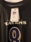 Nike Baltimore Ravens Lamar Jackson  8 Black Speed Machine Jersey Size Xl New