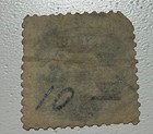 Us Scott 114 Used 3 Cent Locomotive  Ultramarine W  Grill   Cancelled