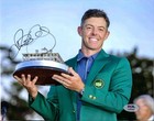 Rory Mcilroy Signed 8x10 Photo 2025 Masters Trophy Celebration Psa dna Coa