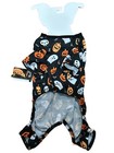 Party Dog Halloween Costume Dog Pajamas Pumpkins   Ghosts Funny Pet Medium - New