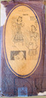 Vtg 40s Pinafore Apron Pleated Scalloped Sewing Pattern Mail Order 2810 36 38