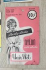4 Vintage Hair Nets Protectanet  Hollywood Girl  Lovely Lady Jac-o-net 1940s-60s