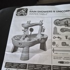 Step2 Rain Showers Unicorns Water Table  Kids Girl Outdoor Play Activity Toys
