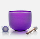 Colored Set Of 3pcs 8 b 10 f 12 c Chakra Meditation Crystal Singing Bowls