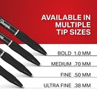 Sharpie S-gel Pens  Medium Point  0 7mm   Black Ink  4 Count - Ideal For Writing