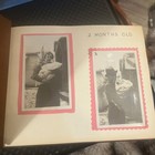 Vintage Wooden Photo Album  With Vintage Photos
