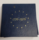 1776-1976 U s  Mint Bicentennial 3 Coin 40  Silver Proof Set With Case   Coa 