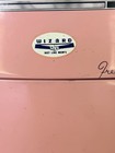 Rare Vintage Tin Litho Wolverine Toy Kitchen Refrigerator Pink 50s And Food