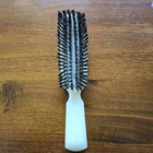 Vintage Fuller Brush Nylon Bristle Hairbrush 6 Rows 8  Cream Color Handle