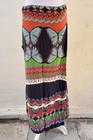 Farm Rio Multi-patterned Butterfly Print Long Maxi Skirt Drawstring Waist Size S
