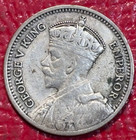 Very Fine Details 1934 New Zealand Silver 3 Pence-king George Vi-oct777