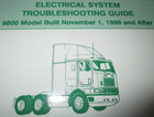 International 9800 Truck Electrical System Troubleshooting Guide Manual 11-98 up
