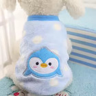 Warm Cartoon Fleece Pet Clothes Puppy Cat Dog Sweater Winter Vest Outfit