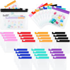 1 7 28pcs Pill Pouch Bags Zippered Pill Pouch Reusable Pill Bags Clear Eva Pill 