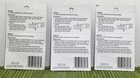 Dritz 4 D-rings  117-34-1 Lot Of 3 Packs Size 3 4  Grey Metallic