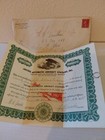 Antique Ephemera - Letters  Stock Certificate  Post Cards St Louis Cardinals  