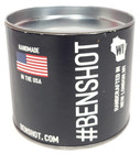 Original Benshot Shot Glass 2 Oz With Real Bullet Original Tin