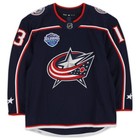 Johnny Gaudreau Blue Jackets Game Used worn Jersey 2022 Finland Series Fanatics