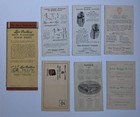 Lot Of 7 Old Vintage Advertisement Brochures For Paint And Stanley Garage Door S
