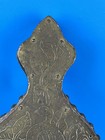 Vintage Fireplace Brass Bird Bellow Hand Pump Wood Leather England    see Note   