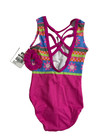 Gk Elite Smileyworld Gymnastics Leotard Girls Cm Child Medium Pink Smiley Flower