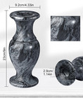 Natural Marble Cemetery Vases For Grave Heavy Headstone Vases For Cemetery Is Us