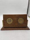 Vintage Taylor Stormoguide Desktop Weather Station Barometer Mcm Wood Parts 