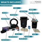 Half Off Ponds Complete Pro 5 200 Gph Pump Pond Kit  20  X 30  Pvc Pond Liner