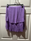 Free People Purple Sunsational Matching Set Layered Tank Top And Flowy Shorts