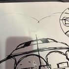 Original Signed Bob Lazar Ufo Sport Model Print - Area 51  Uap  some Damages 