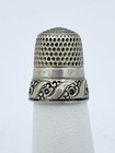 Antique Sterling Silver Size 6 Thimble  736