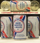 Red White   Blue Beer 12 Oz Can Pabst Brewing Milwaukee Wisconsin 5 City 51j H g