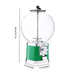 Gumball Machine With Coin Bank Green Vintage Bubble Gum Candy Dispenser Device