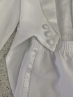 New Boys Toddler Christening Baptism Wedding Suit White 2 Piece Tuxedo Sz 3t