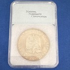 1970 Panama 5 Balboas Silver Km 28  925 Fine Nnc Ms-66 Certified Coin