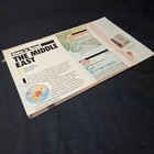 National Geographic Cold War Maps Lot Of 4 - Middle East China Ussr Wwii Europe