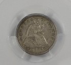 1853 Liberty Seated Silver Half Dime W arrows At Date Pcgs Secure Plus Vf 30