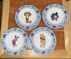 1997 Disney Winnie The Pooh 4 Plate Set Winnie  Eeyore  Tigger  Piglet 8 25   