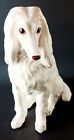 Large Vtg   1960 s  Mcm Hand Painted Ceramic Sitting Afghan Hound Figure 
