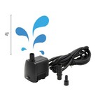Teamson Home Water Pump For Ponds  Fountains 119 Gph  6 Ft Cable Black