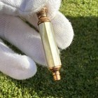 Antique Mother Of Pearl Gold Filled Propelling Retractable Pencil Fob Pendant
